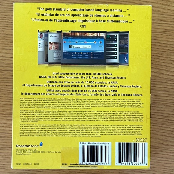 Rosetta Stone Spanish (Latin America) Espanol Version 4 Level 1-4 - Picture 3 of 9